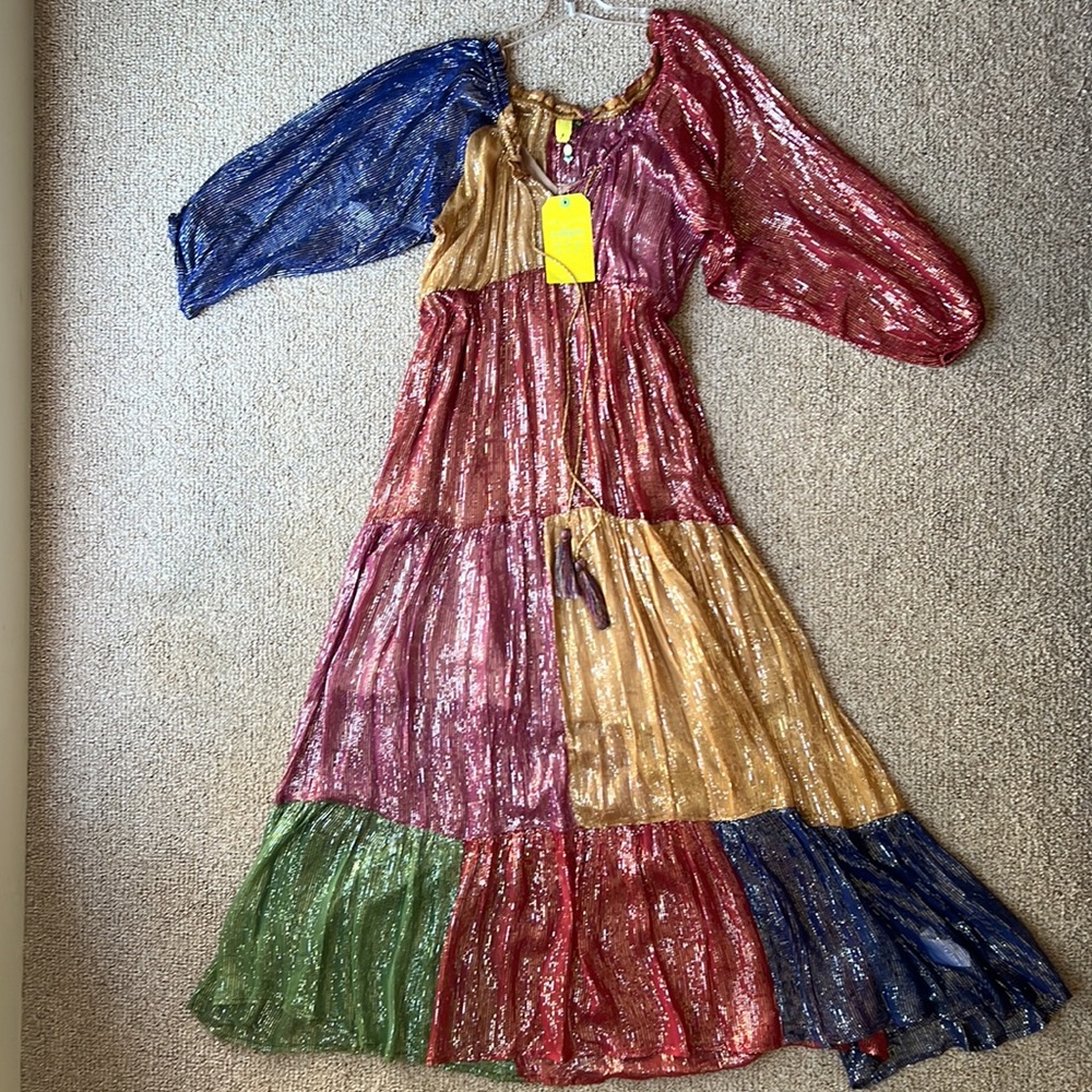 FARM Rio Shimmery Maxi Dress